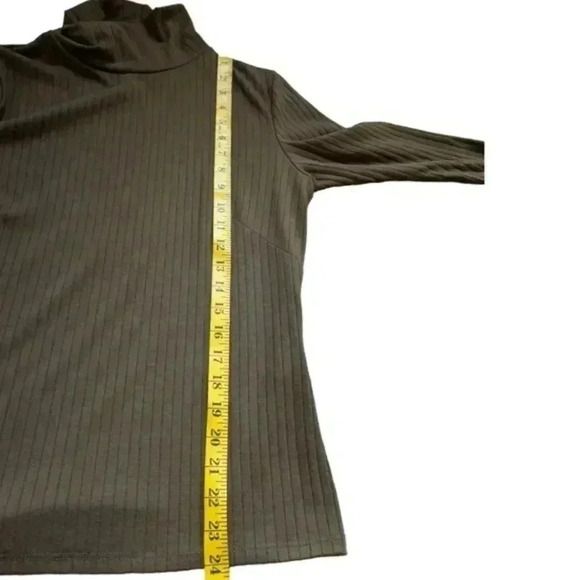 Cokluch Kim Sweater Goblincore Casual Office Women's Small Oregano Green Ribbed - Picture 13 of 13